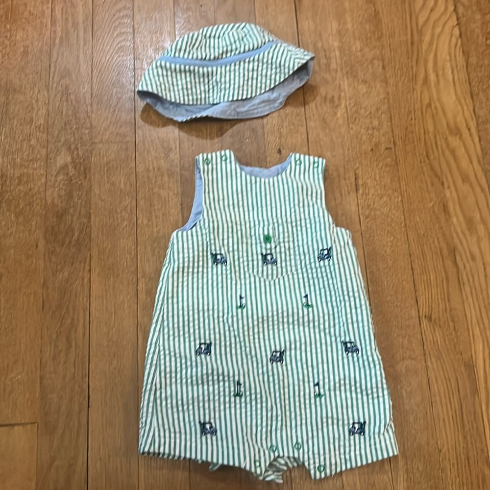 Golf seersucker outfit